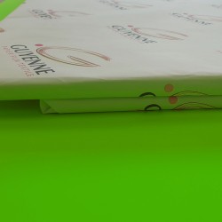 Photo emballage papier fluorescent vert kiwi format - Guyenne Papier fabricant de papier
