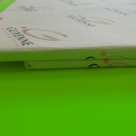 Photo emballage papier fluorescent vert kiwi format - Guyenne Papier fabricant de papier
